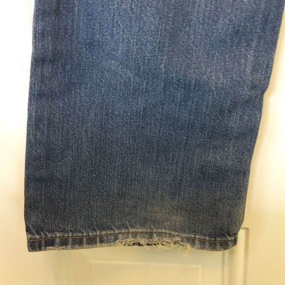 Levi's 527 boys blue five pocket bootcut jeans size (16R). - Picture 15 of 17